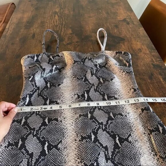 Motel snake print slip Bodycon dress - Picture 10 of 15